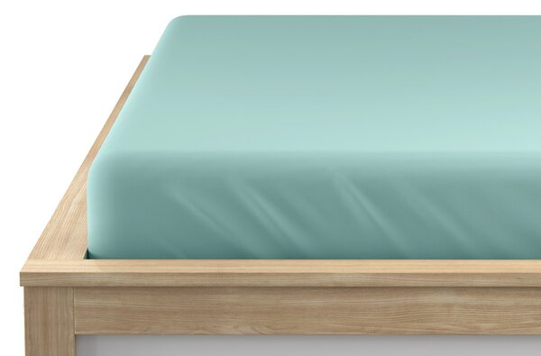 Jersey rjuha EXCLUSIVE mentol 180x200 cm, 100% bombaž