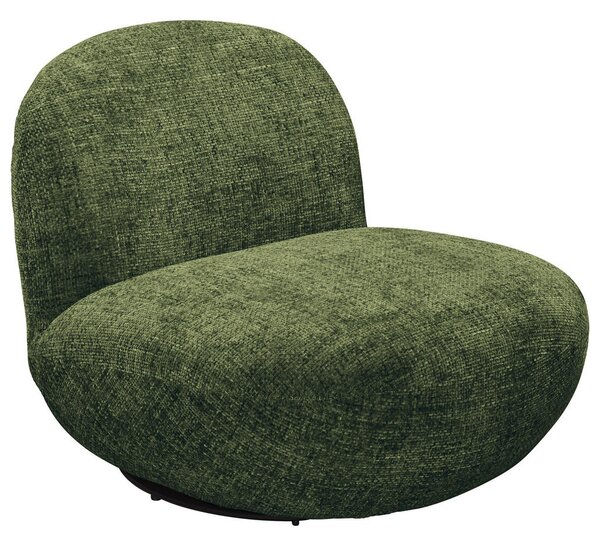 FOTELJ, temno zelena tekstil