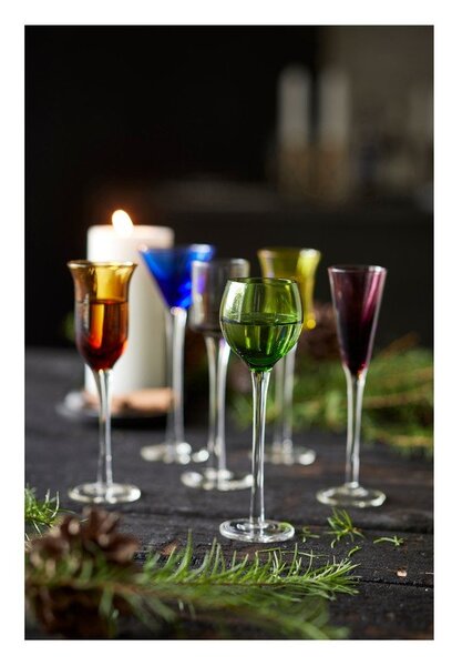 Kozarci v kompletu 6 ks za žganje 50 ml – Lyngby Glas