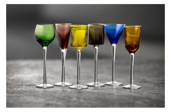 Kozarci v kompletu 6 ks za žganje 50 ml – Lyngby Glas