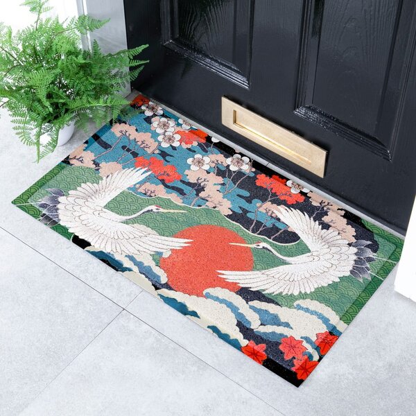 Predpražnik 40x70 cm Japanese Bird – Artsy Doormats