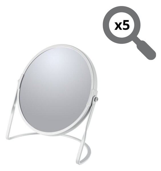 Kozmetično povečevalno ogledalo (5x povečava) ø 18 cm Akira – Spirella