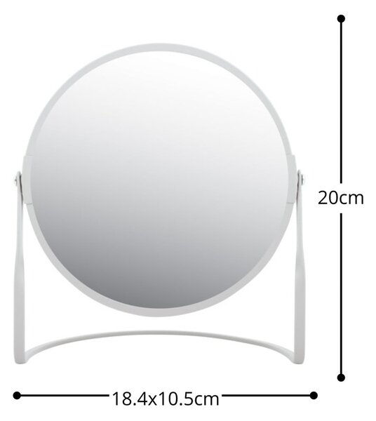 Kozmetično povečevalno ogledalo (5x povečava) ø 18 cm Akira – Spirella