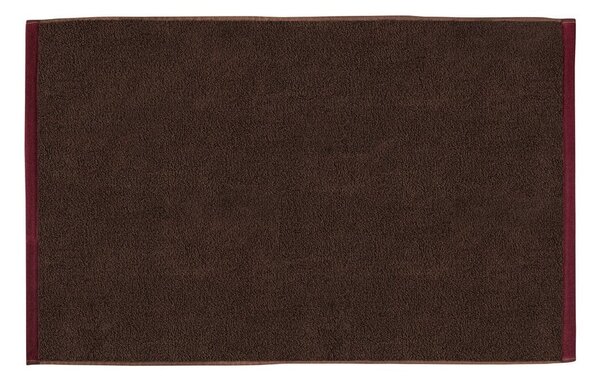 Rjava kopalniška preproga iz organskega bombaža 50x80 cm Soft – Mette Ditmer Denmark