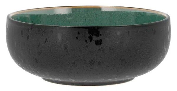 Zeleno-črna skledica za ramen iz kamenine 1,2 l Gastro Green/Black – Bitz