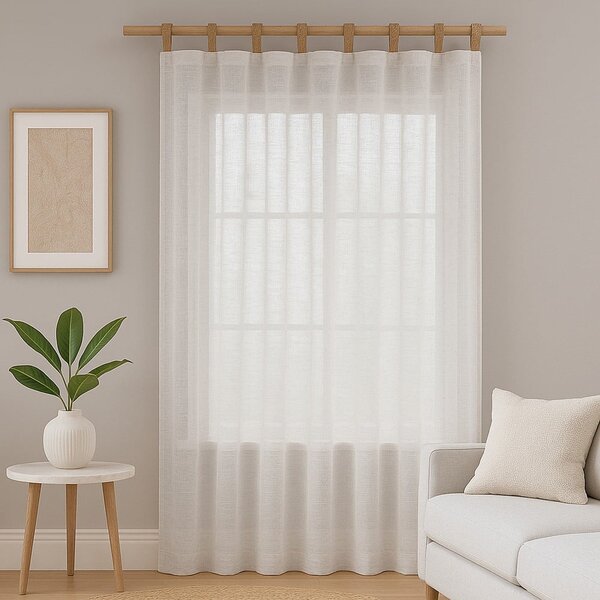 Kremno bela zavesa 140x250 cm Drimar – Restilo