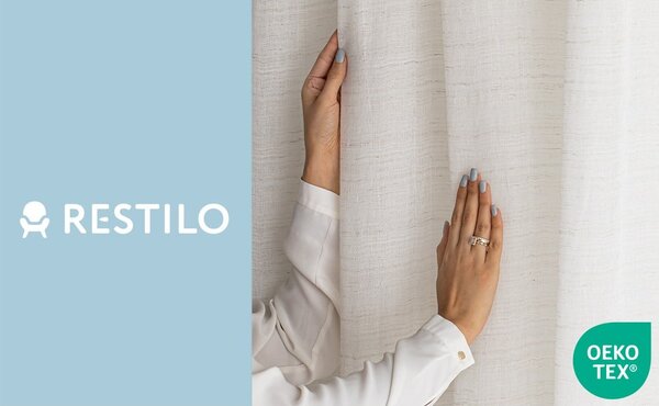Kremno bela zavesa 140x250 cm Drimar – Restilo