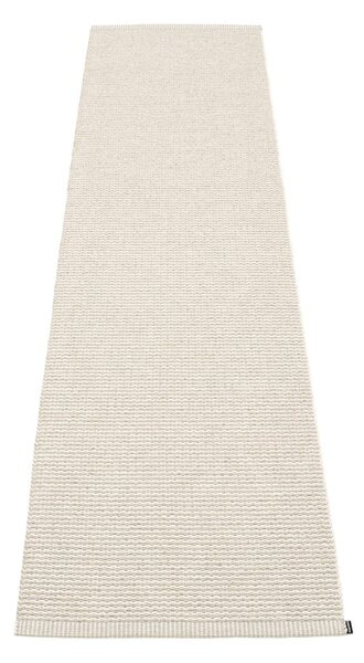 Kremno bel zunanji in notranji tekač 70x300 cm Mono Linen Vanilla – Pappelina