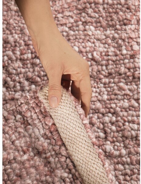 Prašno rožnata ročno tkana bouclé preproga 120x170 cm Notting Hill Portobello – Ted Baker