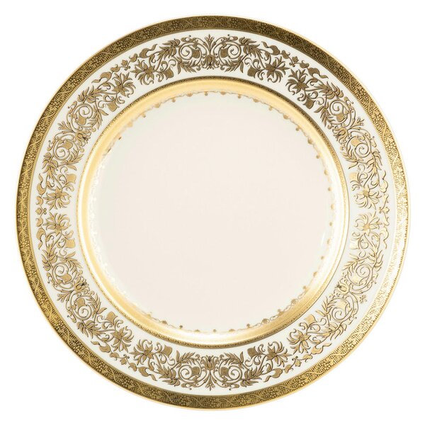 PLITVI KROŽNIK Constanza Ivory Zahra 27 cm