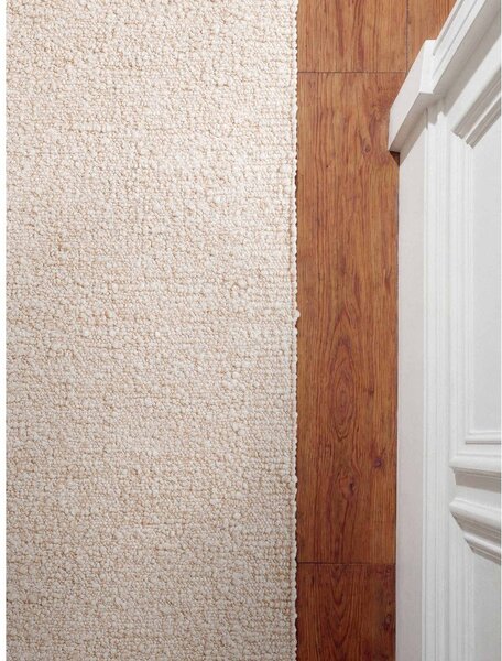 Kremno bel ročno tkan bouclé tekač 80x200 cm Notting Hill Portobello – Ted Baker