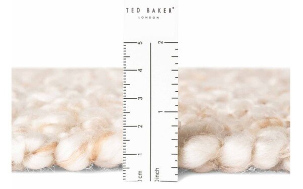 Kremno bel ročno tkan bouclé tekač 80x200 cm Notting Hill Portobello – Ted Baker