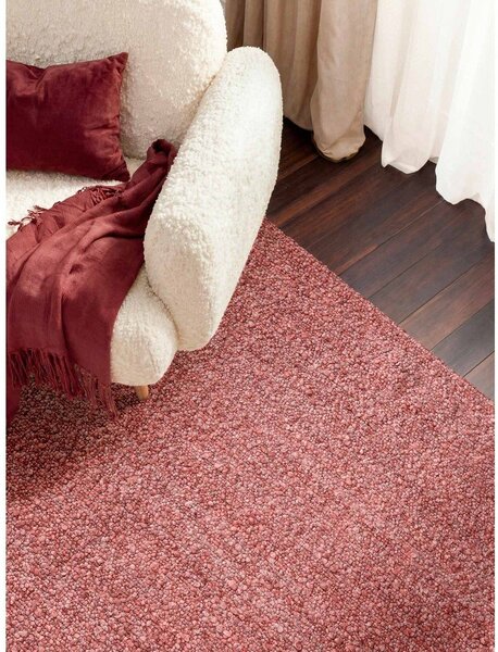 Temno rožnata ročno tkana bouclé preproga 120x170 cm Notting Hill Portobello – Ted Baker