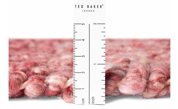 Temno rožnata ročno tkana bouclé preproga 120x170 cm Notting Hill Portobello – Ted Baker