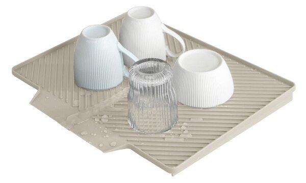 Bež plastična odcejalna podloga 34x40 cm Nelia – Wenko