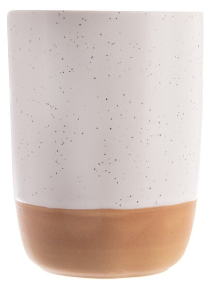 Kremno bele keramične skodelice v kompletu za latte 6 ks 340 ml Statek – Orion