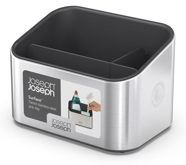 Kovinsko držalo za detergent v sijajno srebrni barvi Surface – Joseph Joseph