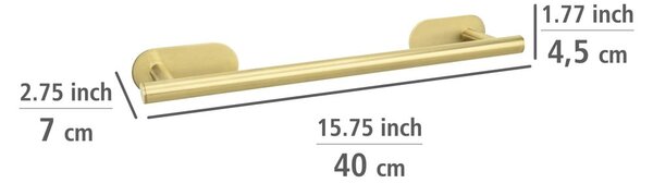 Držalo za brisače iz nerjavečega jekla Orea Gold - Wenko