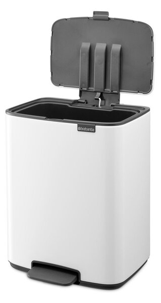 Bel jeklen koš za smeti s pedalom 12 l Bo – Brabantia