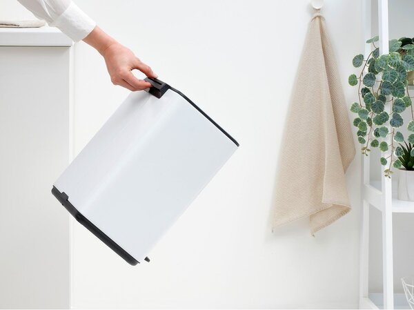 Bel jeklen koš za smeti s pedalom 12 l Bo – Brabantia