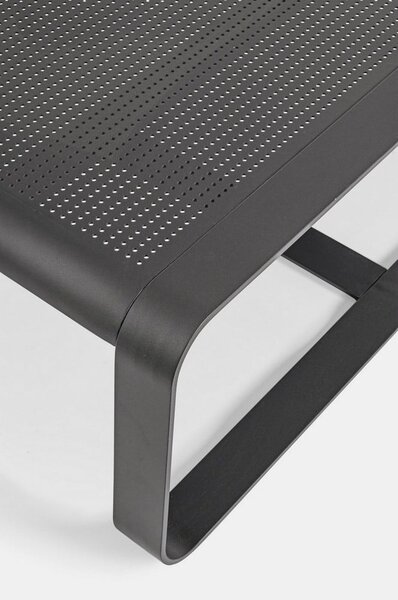Aluminijasta vrtna klubska mizica 62x105 cm Merrigan – Bizzotto