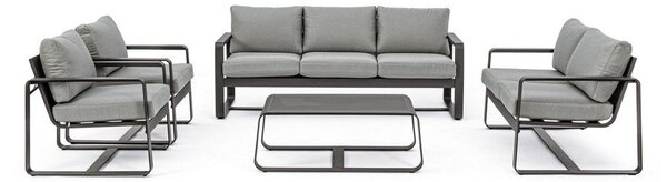 Aluminijasta vrtna klubska mizica 62x105 cm Merrigan – Bizzotto