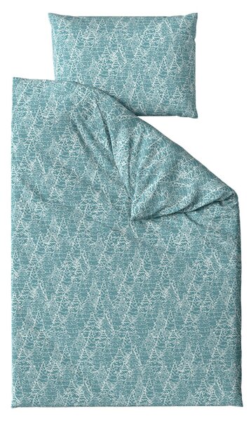 Bombažna posteljnina FROSTLINE modro-zelena Dimenzije posteljnine: 70 x 90 cm | 140 x 200 cm