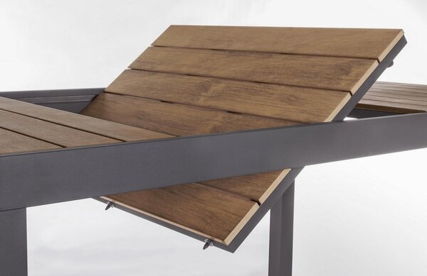Aluminijasta vrtna miza 90x140 cm Elias – Bizzotto