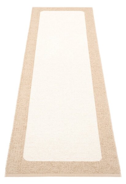 Bež/kremno bel zunanji in notranji tekač 70x240 cm Ilda Beige – Pappelina