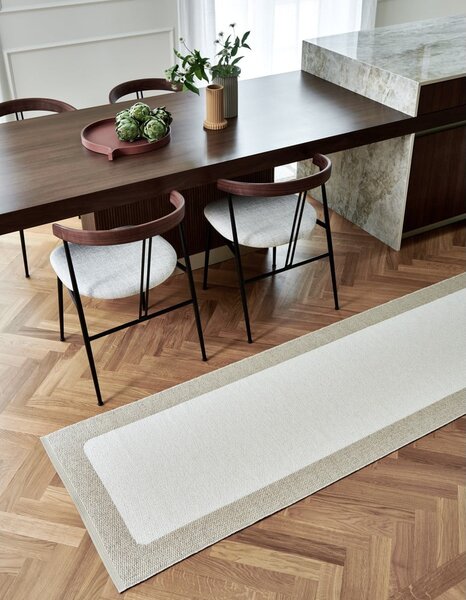 Bež/kremno bel zunanji in notranji tekač 70x240 cm Ilda Beige – Pappelina
