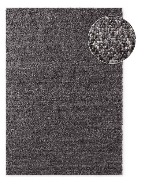 Temno siva ročno tkana bouclé preproga 120x170 cm Notting Hill Portobello – Ted Baker