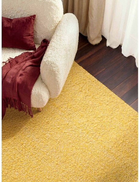 Rumena ročno tkana bouclé preproga 160x230 cm Notting Hill Portobello – Ted Baker