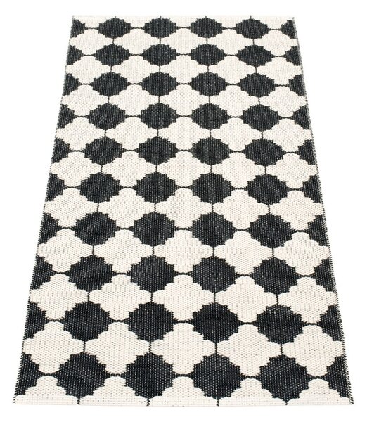Črno-bel zunanji in notranji tekač 70x150 cm Marre Black Coral – Pappelina