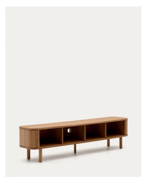 TV omarica v jesenovem dekorju v naravni barvi 200x50x40 cm Mailen – Kave Home