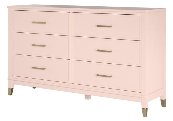 Rožnata komoda 144x85x41 cm Westerleigh – Støraa