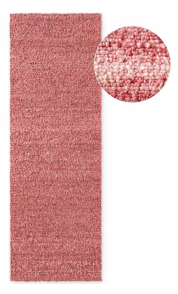 Temno rožnat ročno tkan tekač 80x300 cm Notting Hill Portobello – Ted Baker