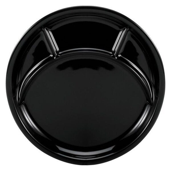 Creatable Krožnik Za Fondi Universal Black, 4-Delni