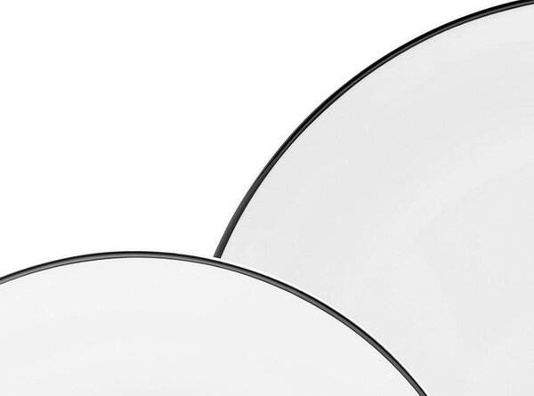 Creatable Jedilni Servis Luna Black Line, 18-Delni