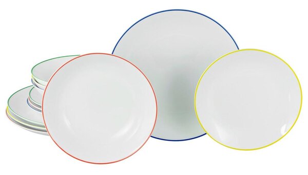 Creatable Jedilni Servis Luna Color Line, 12-Delni