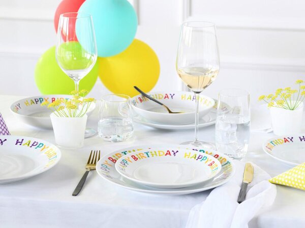 Creatable Jedilni Servis Happy Birthday, 12-Delni