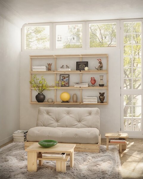 Stranska mizica iz masivnega bora 34x45 cm Japan – Karup Design