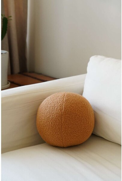 Okrasna blazina iz tkanine bouclé ø 25 cm Top – Mioli Decor