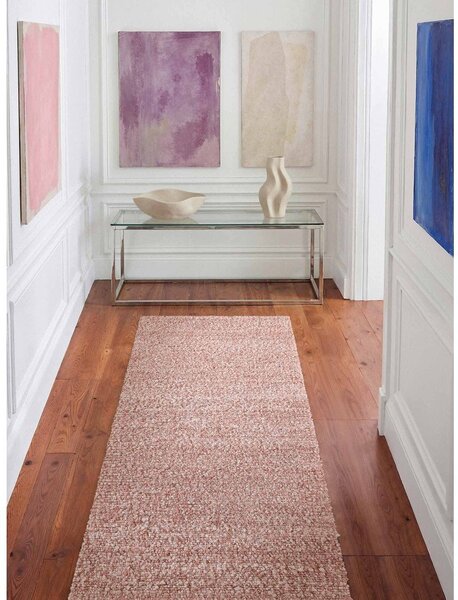 Prašno rožnat ročno tkan tekač 80x300 cm Notting Hill Portobello – Ted Baker