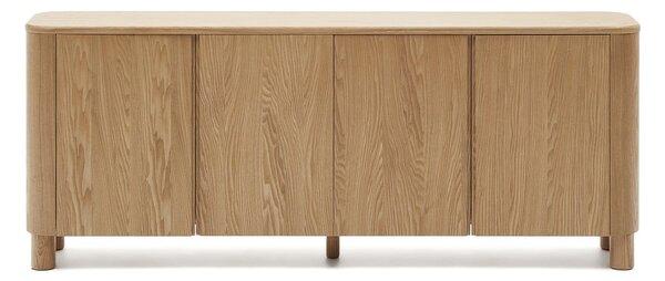Komoda v jesenovem dekorju v naravni barvi 200x79x40 cm Salaya – Kave Home