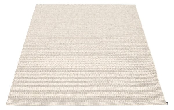Kremno bela notranja in zunanja preproga 140x200 cm Mono Linen Vanilla – Pappelina