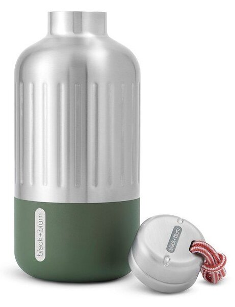 Termovka iz nerjavečega jekla v srebrni barvi 650 ml Explorer – Black + Blum