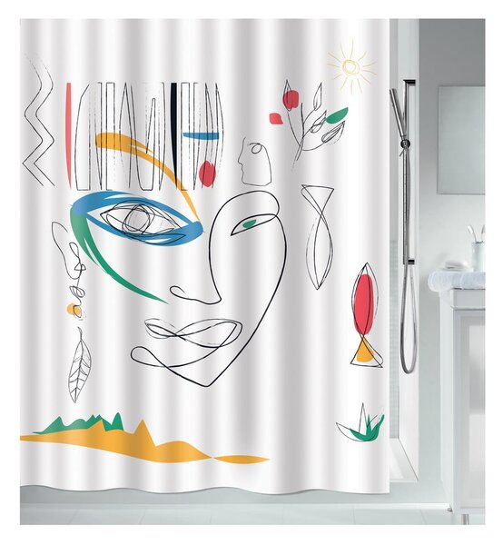 Zavesa za tuš 180x200 cm Faces – Spirella