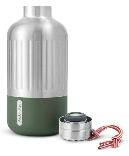 Termovka iz nerjavečega jekla v srebrni barvi 650 ml Explorer – Black + Blum