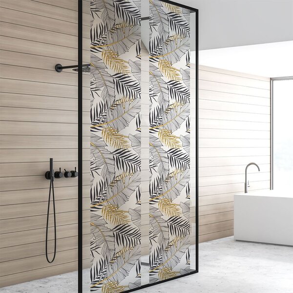 Okenska nalepka 200x40 cm Classy Palm Leaves - Ambiance