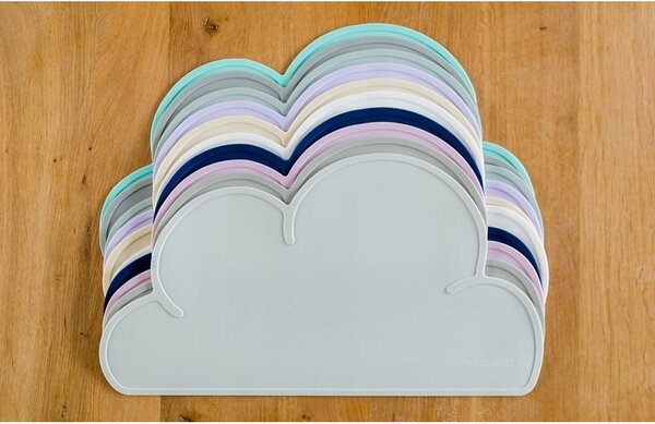 Temno siv silikonski pogrinjek Kindsgut Cloud, 49 x 27 cm